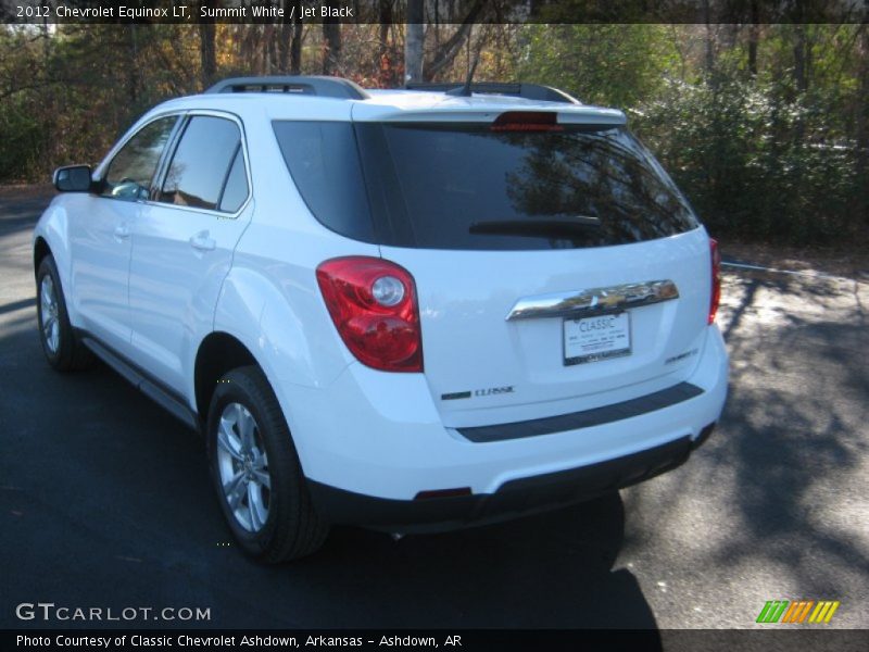 Summit White / Jet Black 2012 Chevrolet Equinox LT