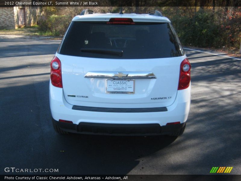 Summit White / Jet Black 2012 Chevrolet Equinox LT