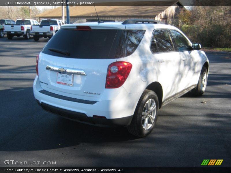 Summit White / Jet Black 2012 Chevrolet Equinox LT