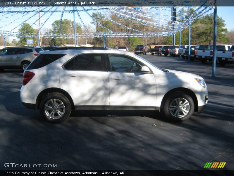 Summit White / Jet Black 2012 Chevrolet Equinox LT