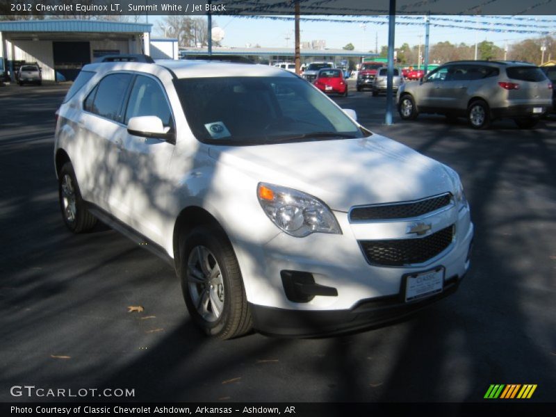 Summit White / Jet Black 2012 Chevrolet Equinox LT