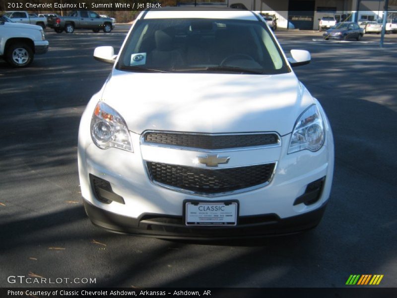 Summit White / Jet Black 2012 Chevrolet Equinox LT