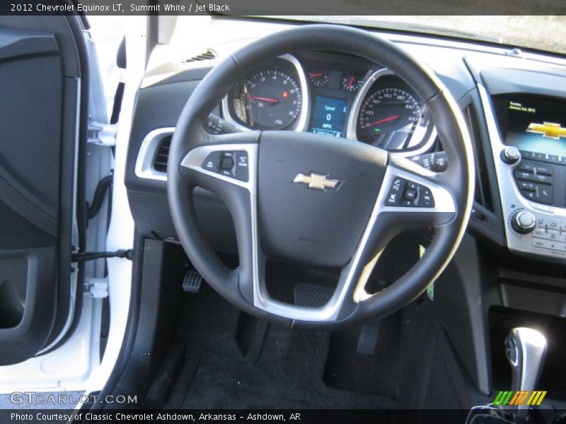 Summit White / Jet Black 2012 Chevrolet Equinox LT