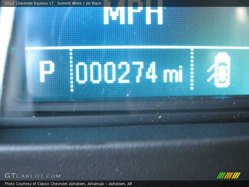 Summit White / Jet Black 2012 Chevrolet Equinox LT