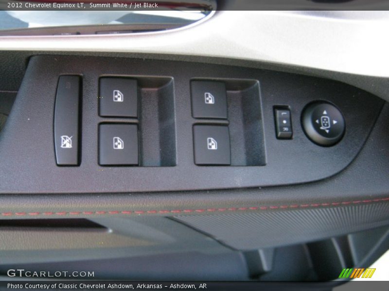 Summit White / Jet Black 2012 Chevrolet Equinox LT