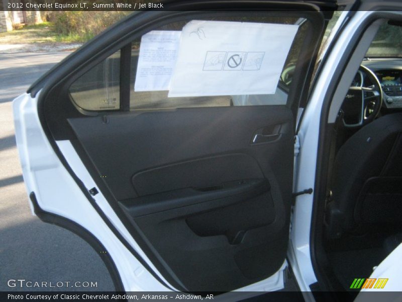 Summit White / Jet Black 2012 Chevrolet Equinox LT