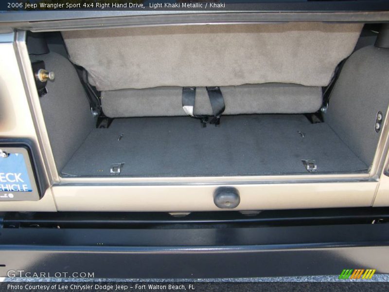 Light Khaki Metallic / Khaki 2006 Jeep Wrangler Sport 4x4 Right Hand Drive