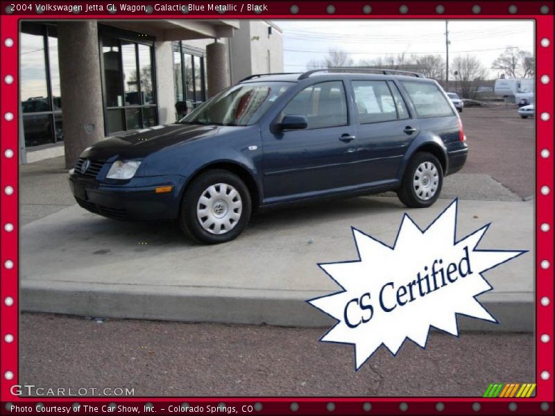 Galactic Blue Metallic / Black 2004 Volkswagen Jetta GL Wagon