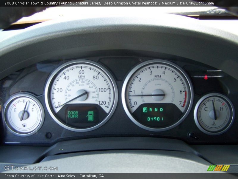  2008 Town & Country Touring Signature Series Touring Signature Series Gauges
