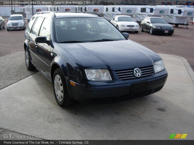 Galactic Blue Metallic / Black 2004 Volkswagen Jetta GL Wagon