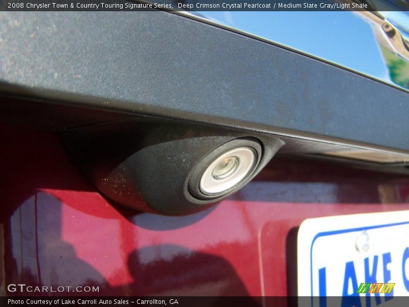 Deep Crimson Crystal Pearlcoat / Medium Slate Gray/Light Shale 2008 Chrysler Town & Country Touring Signature Series