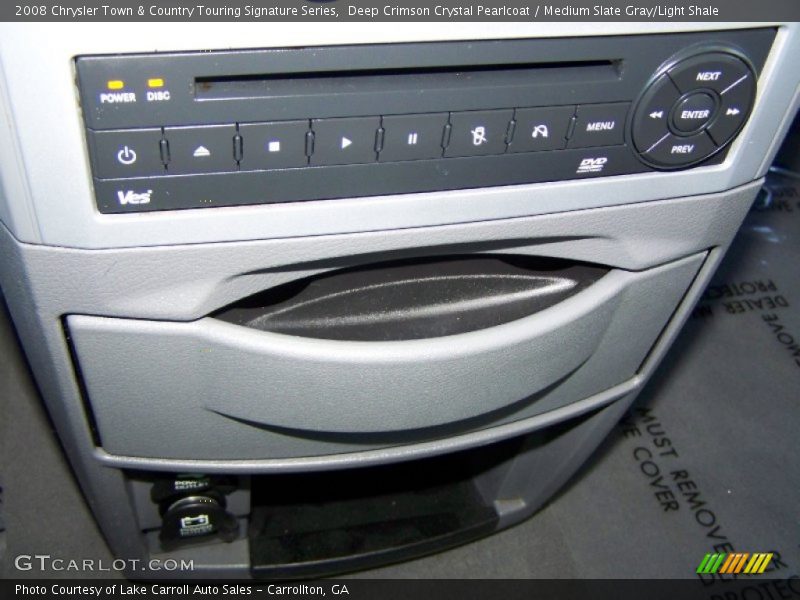 Deep Crimson Crystal Pearlcoat / Medium Slate Gray/Light Shale 2008 Chrysler Town & Country Touring Signature Series