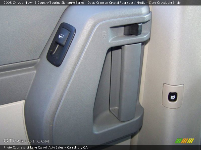 Deep Crimson Crystal Pearlcoat / Medium Slate Gray/Light Shale 2008 Chrysler Town & Country Touring Signature Series