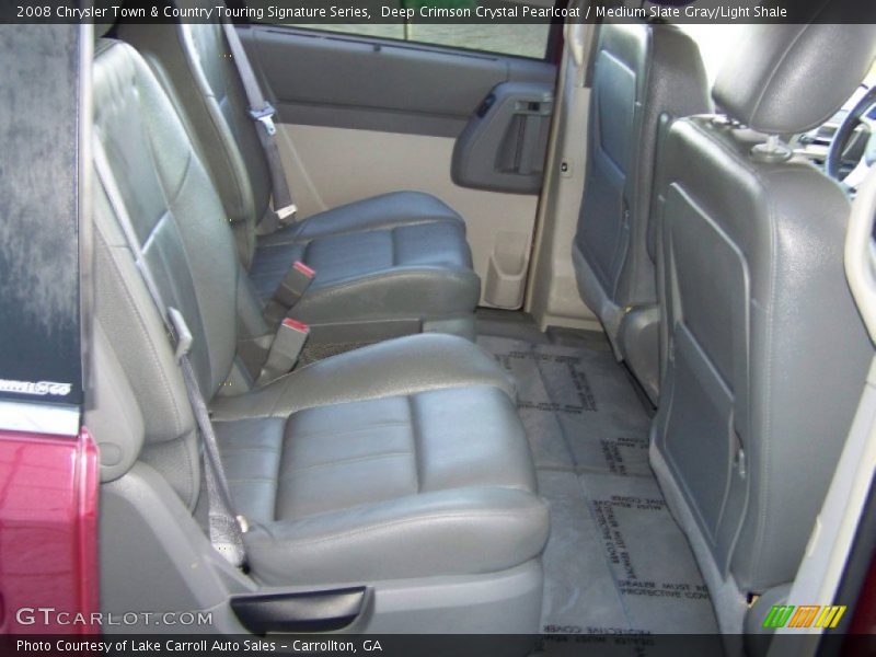 Deep Crimson Crystal Pearlcoat / Medium Slate Gray/Light Shale 2008 Chrysler Town & Country Touring Signature Series