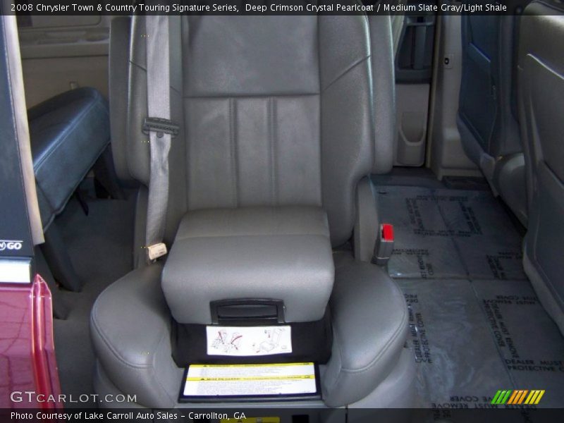 Deep Crimson Crystal Pearlcoat / Medium Slate Gray/Light Shale 2008 Chrysler Town & Country Touring Signature Series