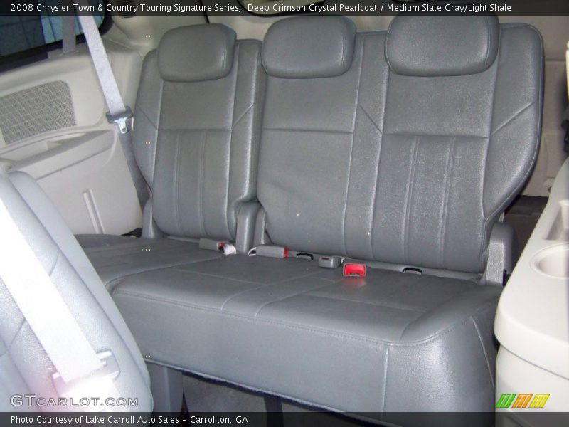 Deep Crimson Crystal Pearlcoat / Medium Slate Gray/Light Shale 2008 Chrysler Town & Country Touring Signature Series