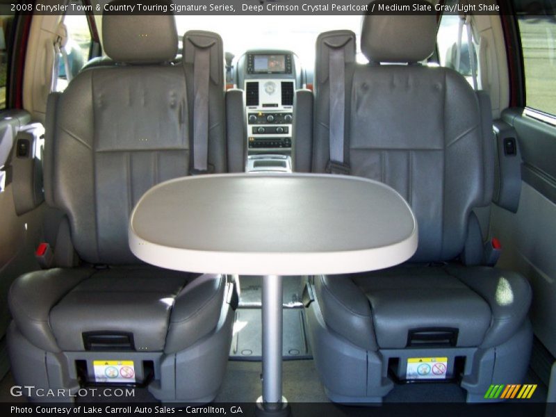 Deep Crimson Crystal Pearlcoat / Medium Slate Gray/Light Shale 2008 Chrysler Town & Country Touring Signature Series