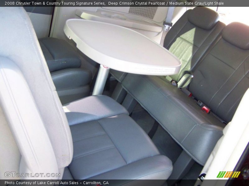 Deep Crimson Crystal Pearlcoat / Medium Slate Gray/Light Shale 2008 Chrysler Town & Country Touring Signature Series