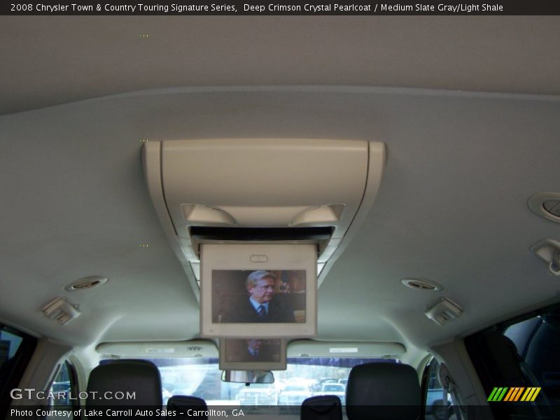 Deep Crimson Crystal Pearlcoat / Medium Slate Gray/Light Shale 2008 Chrysler Town & Country Touring Signature Series