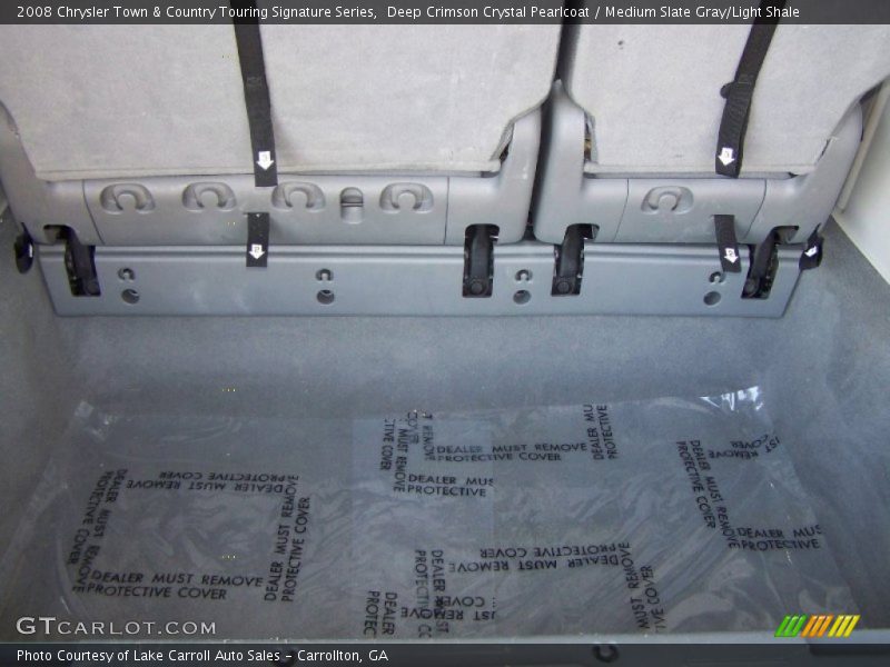 Deep Crimson Crystal Pearlcoat / Medium Slate Gray/Light Shale 2008 Chrysler Town & Country Touring Signature Series