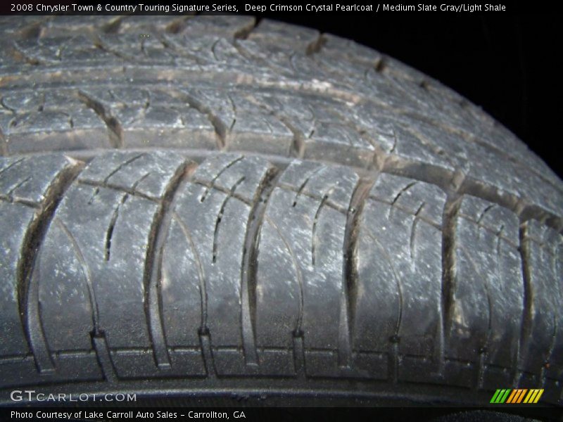 Deep Crimson Crystal Pearlcoat / Medium Slate Gray/Light Shale 2008 Chrysler Town & Country Touring Signature Series