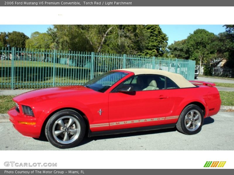  2006 Mustang V6 Premium Convertible Torch Red