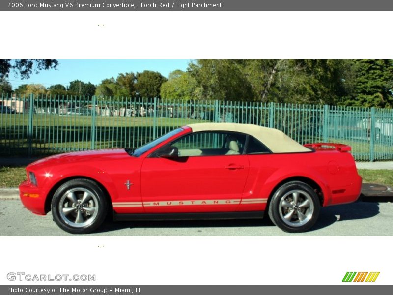 Torch Red / Light Parchment 2006 Ford Mustang V6 Premium Convertible