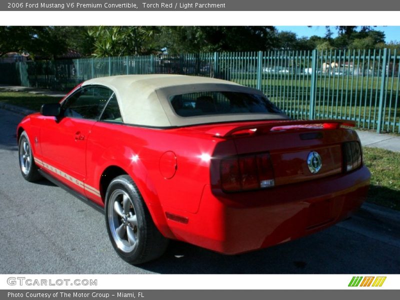 Torch Red / Light Parchment 2006 Ford Mustang V6 Premium Convertible