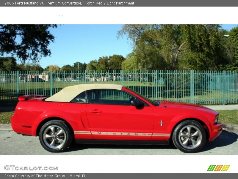 Torch Red / Light Parchment 2006 Ford Mustang V6 Premium Convertible