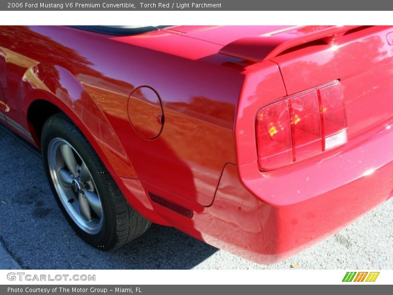 Torch Red / Light Parchment 2006 Ford Mustang V6 Premium Convertible