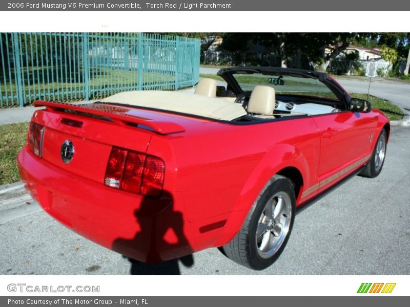 Torch Red / Light Parchment 2006 Ford Mustang V6 Premium Convertible