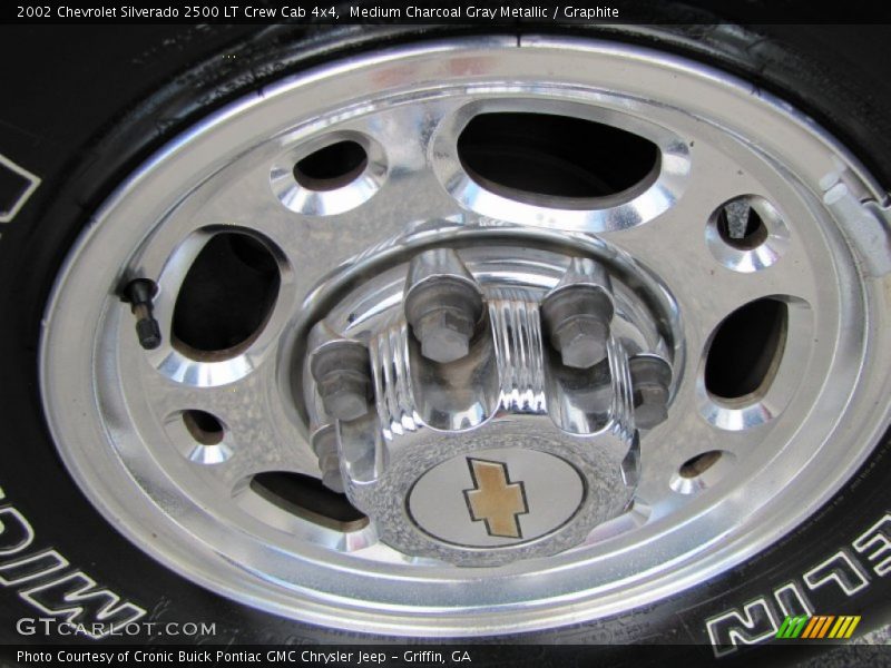 Medium Charcoal Gray Metallic / Graphite 2002 Chevrolet Silverado 2500 LT Crew Cab 4x4