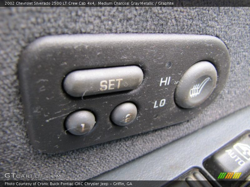 Medium Charcoal Gray Metallic / Graphite 2002 Chevrolet Silverado 2500 LT Crew Cab 4x4