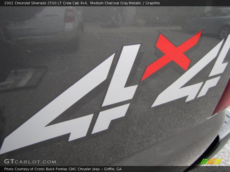 Medium Charcoal Gray Metallic / Graphite 2002 Chevrolet Silverado 2500 LT Crew Cab 4x4