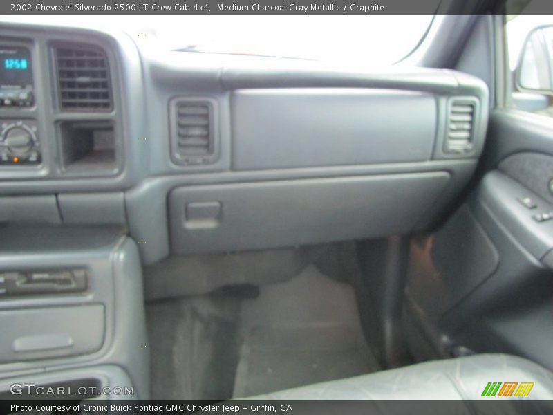 Medium Charcoal Gray Metallic / Graphite 2002 Chevrolet Silverado 2500 LT Crew Cab 4x4