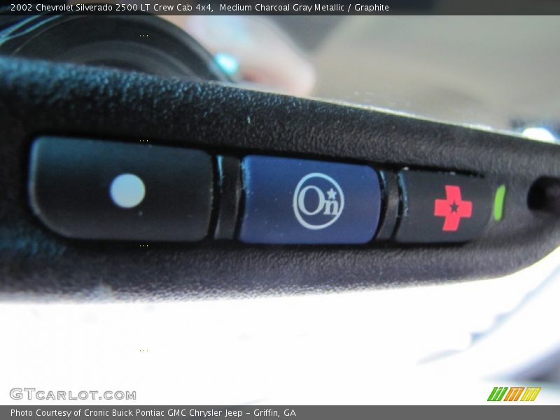Medium Charcoal Gray Metallic / Graphite 2002 Chevrolet Silverado 2500 LT Crew Cab 4x4