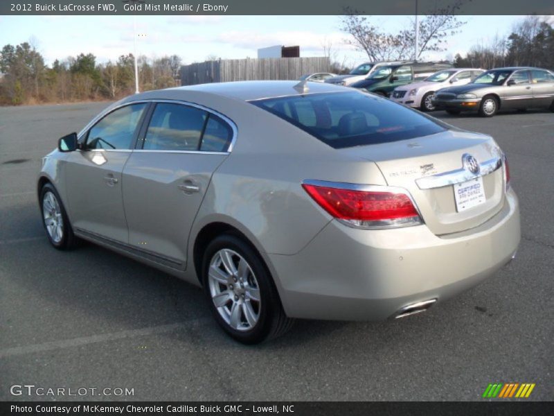 Gold Mist Metallic / Ebony 2012 Buick LaCrosse FWD