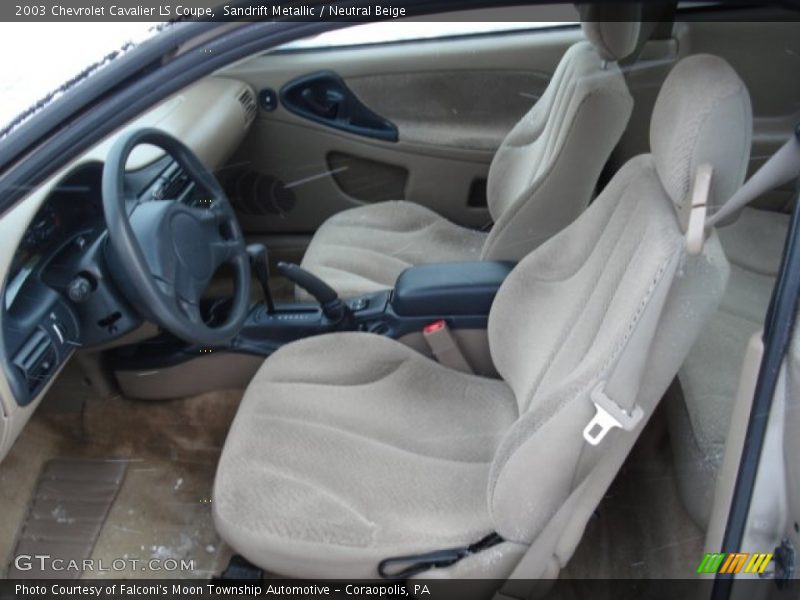  2003 Cavalier LS Coupe Neutral Beige Interior