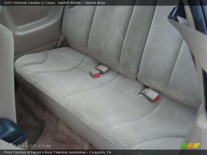 Sandrift Metallic / Neutral Beige 2003 Chevrolet Cavalier LS Coupe