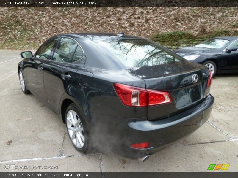 Smoky Granite Mica / Black 2011 Lexus IS 250 AWD