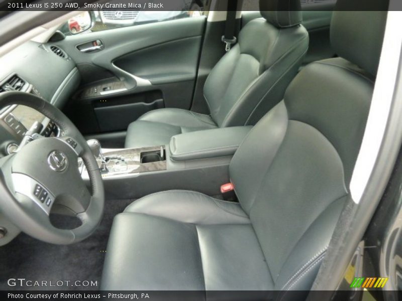 Smoky Granite Mica / Black 2011 Lexus IS 250 AWD