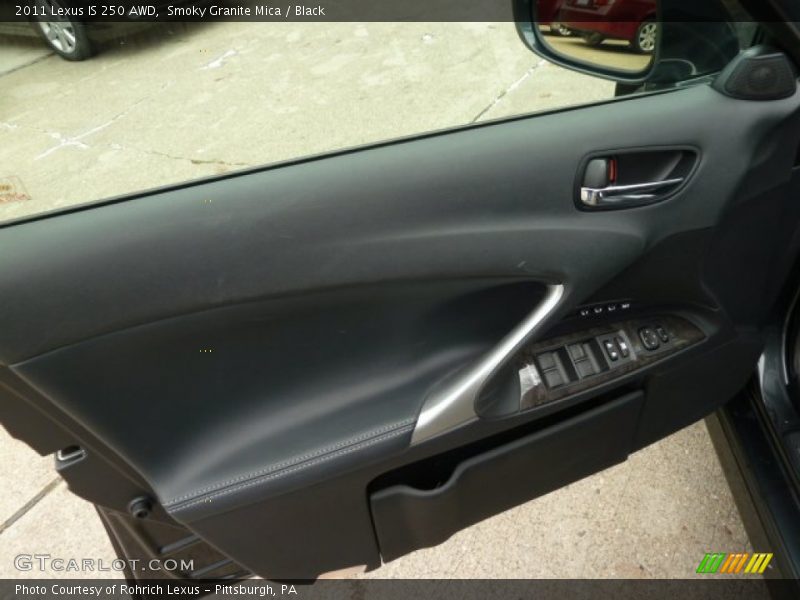 Smoky Granite Mica / Black 2011 Lexus IS 250 AWD