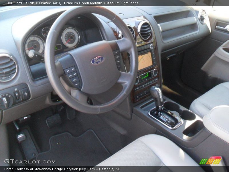 Medium Light Stone Interior - 2008 Taurus X Limited AWD 