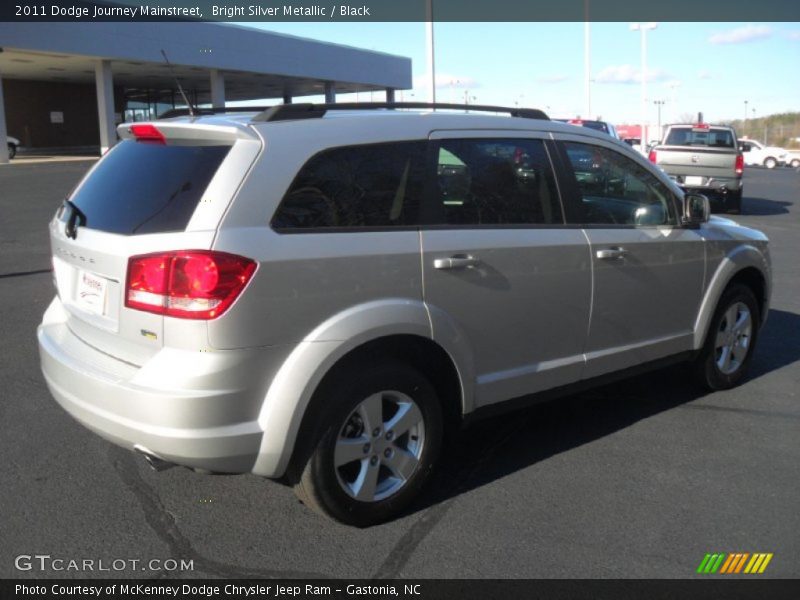 Bright Silver Metallic / Black 2011 Dodge Journey Mainstreet