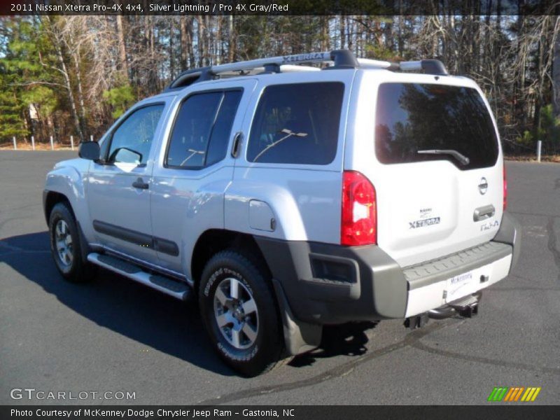 Silver Lightning / Pro 4X Gray/Red 2011 Nissan Xterra Pro-4X 4x4