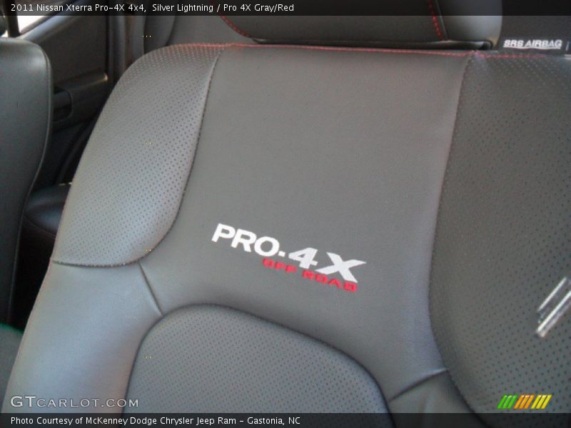 Silver Lightning / Pro 4X Gray/Red 2011 Nissan Xterra Pro-4X 4x4