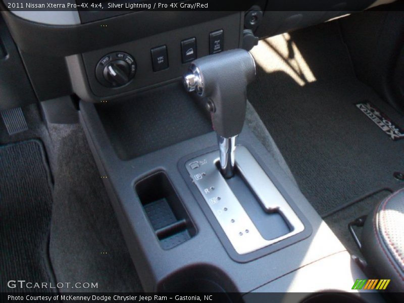 Silver Lightning / Pro 4X Gray/Red 2011 Nissan Xterra Pro-4X 4x4