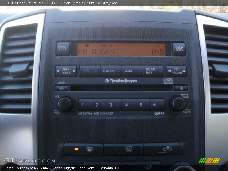 Silver Lightning / Pro 4X Gray/Red 2011 Nissan Xterra Pro-4X 4x4
