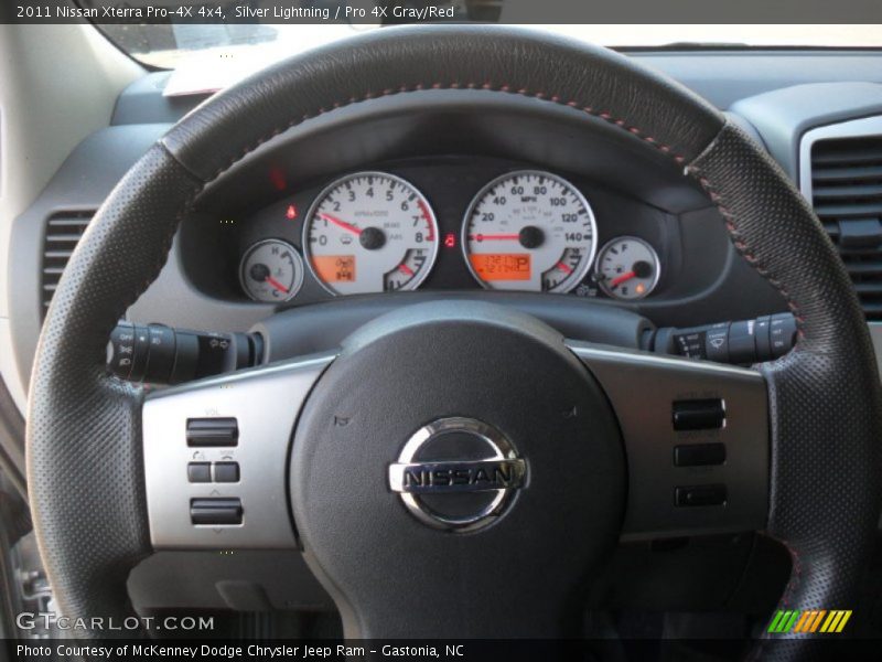 Silver Lightning / Pro 4X Gray/Red 2011 Nissan Xterra Pro-4X 4x4