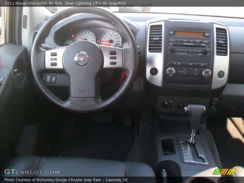 Silver Lightning / Pro 4X Gray/Red 2011 Nissan Xterra Pro-4X 4x4